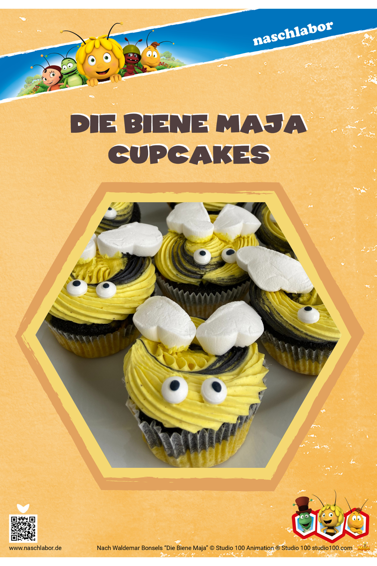 die_biene_maja_cupcakes_rezept