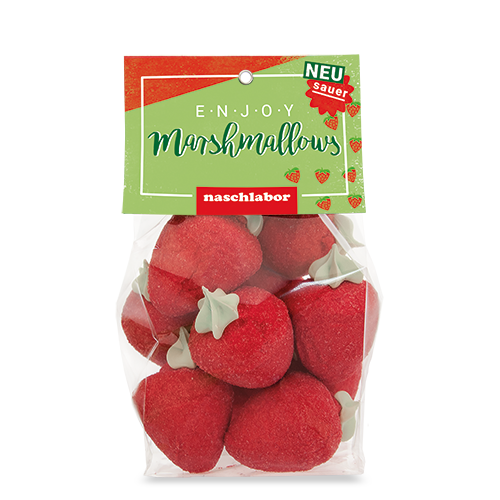 Erdbeer Marshmallows Erdbeeren Süß-Sauer