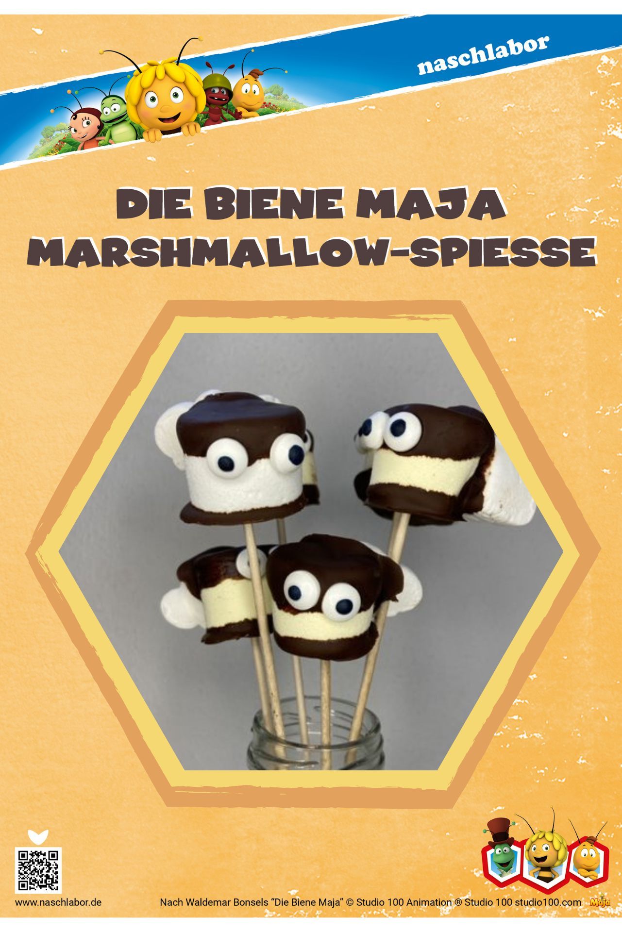 biene_maja_marshmallow_spieße