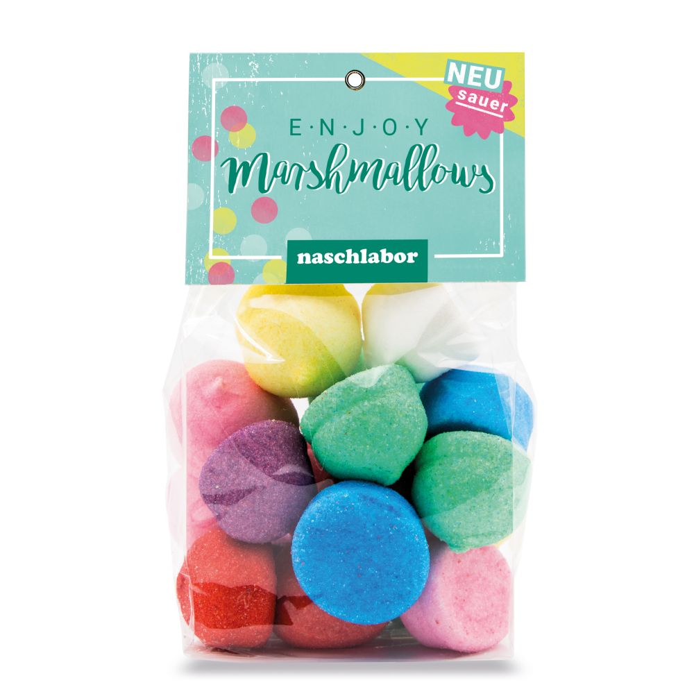 Marshmallows Bunte Speckbälle süß-sauer